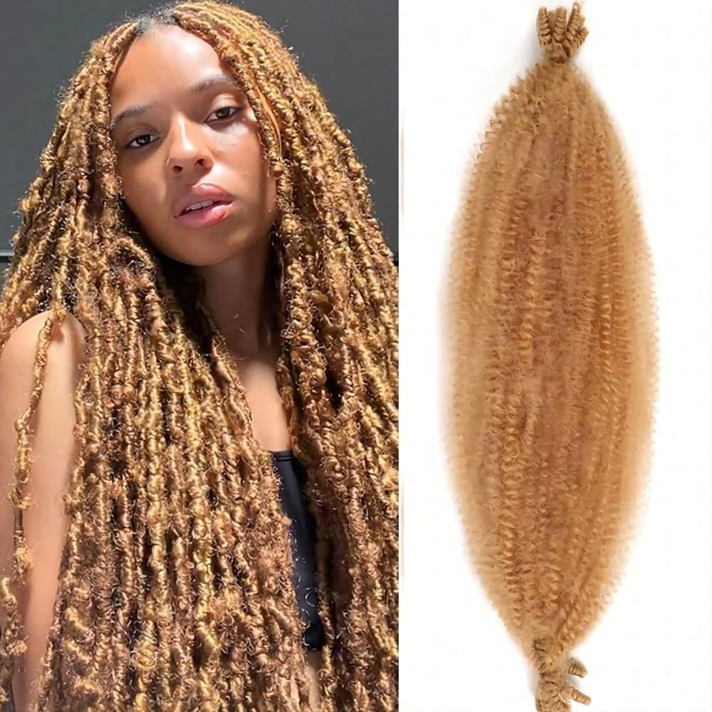 Cheveux À Torsion Marley N°27, Cheveux Crépus Printaniers Afro Pour Tresser, Extensions De Cheveux En Crochet À Torsion Pré-bouffés Pour Les